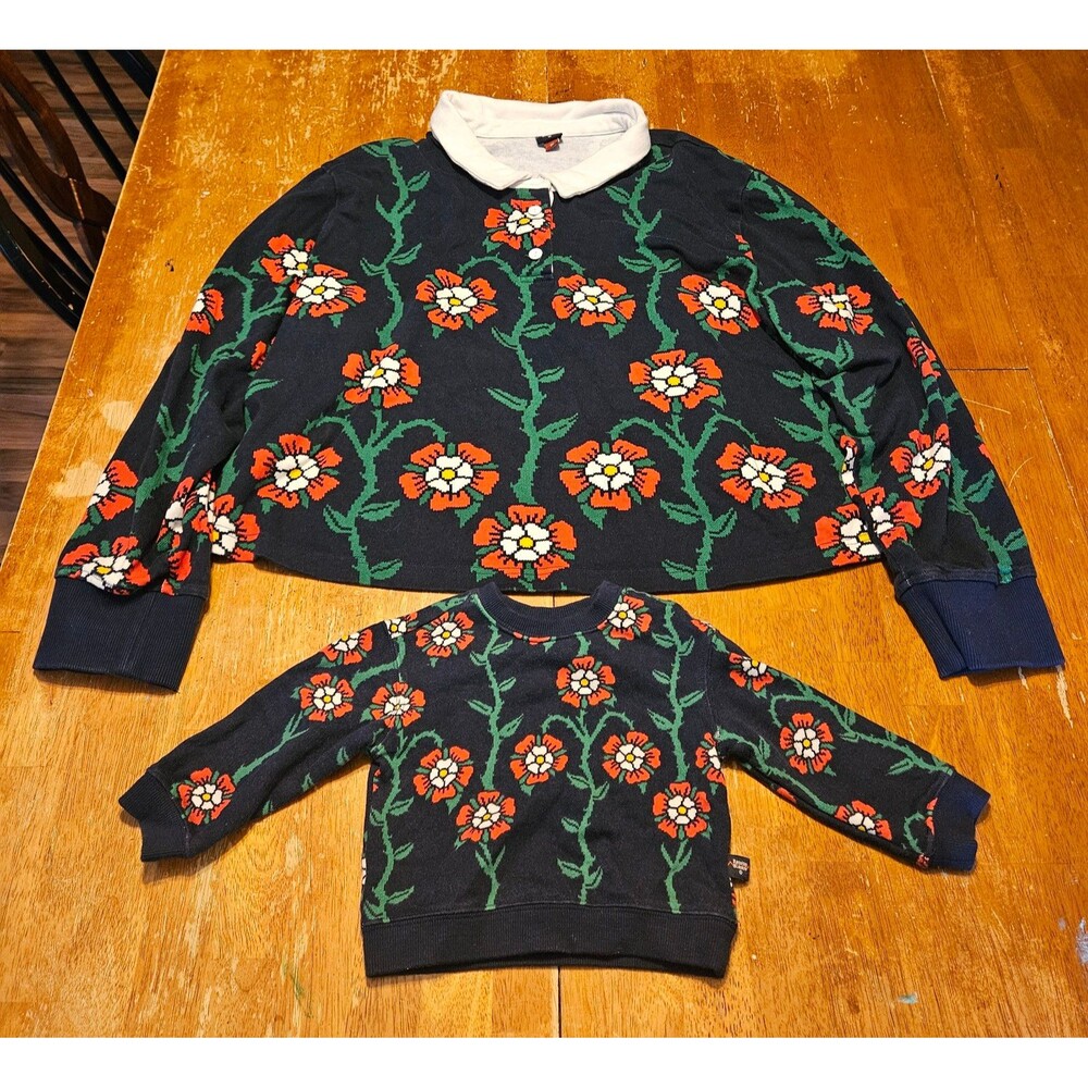 Rowing Blazers x Target Rose Print Collared Rugby Shirt Mommy & Me Set Retro